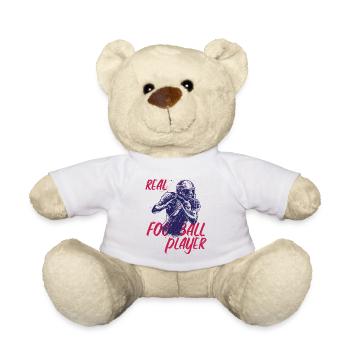 Echter Fußballspieler - Teddy - Weiß - Vorne