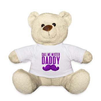 Call Me Mister Daddy - Nounours - blanc - Devant