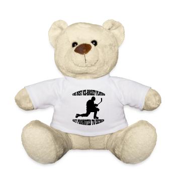Eishockey Vater Eishockeyteam Dad Wintersport Papa - Teddy - Weiß - Vorne