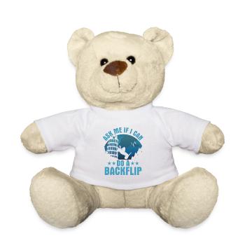 Ask Me If I Can Do A Backflip Traceur Free Runnin - Teddy - Weiß - Vorne