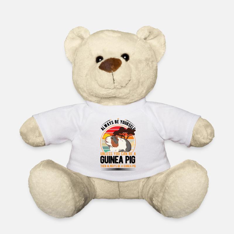 Cochon d’Inde Cadeau Cochon d’Inde - Nounours - blanc