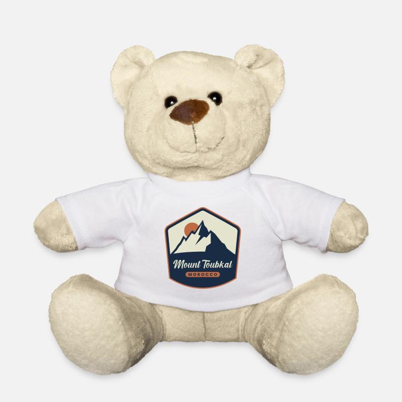 Mount Toubkal - Morocco - Teddy Bear - white