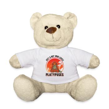Platypus Young Platypus - Teddy Bear - white - Front