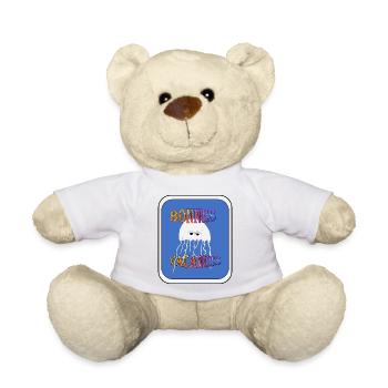 Bonnes vacances - Nounours - blanc - Devant