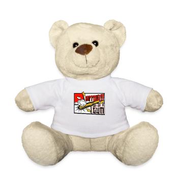 Kappow Bullets Gun Explosion Big bang Aesthetic - Teddy - Weiß - Vorne