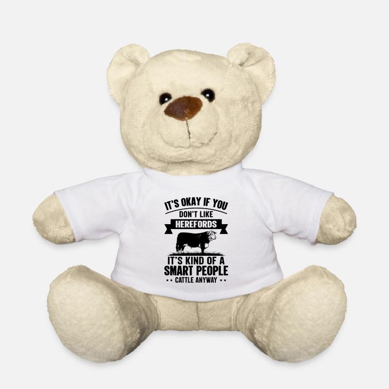 Kluge Leute - Cow Herefords - Teddy - Weiß