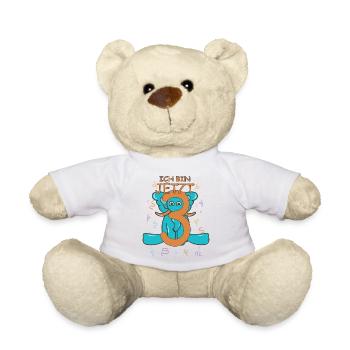 Drei Jahre alt - Teddy - Weiß - Vorne