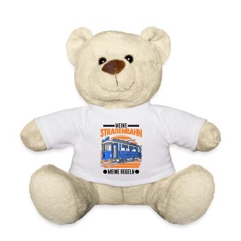 Meine Straßenbahn Meine Regeln Tram S-Bahn - Teddy - Weiß - Vorne
