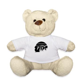 Écureuil Fist Push Écureuil Amoureux - Nounours - blanc - Devant