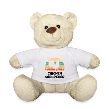 Chicken Whisperer - Teddy Bear - white - Front