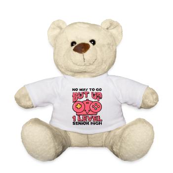 Teens Back to School No Way to Go Up One Level - Teddy - Weiß - Vorne