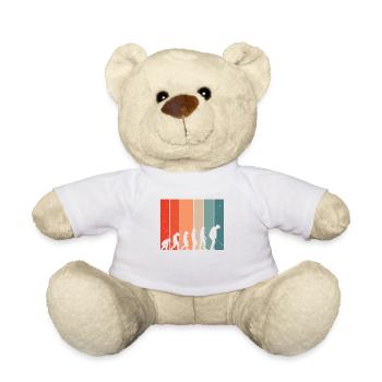 Human - Teddy Bear - white - Front