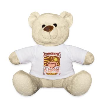 Chemise soleil et café, chemises d’été pour - Nounours - blanc - Devant
