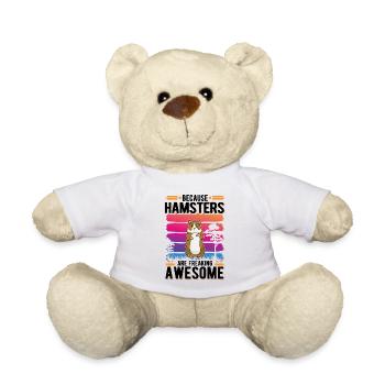 Hamster Cadeau Hamster Doré Hamster Nain Hamster - Nounours - blanc - Devant