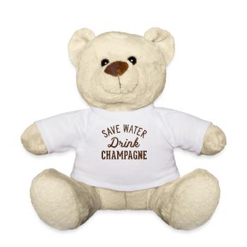 Sparen Sie Wassergetränk - Teddy - Weiß - Vorne