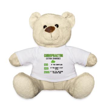 Chiropraticien Chiropratique Meilleur Chiropraticien - Nounours - blanc - Devant