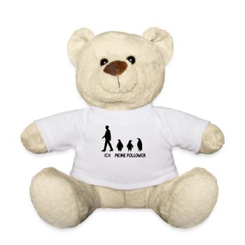 Ich Meine Follower Pinguin Tierpfleger Zoo Vogel - Teddy - Weiß - Vorne