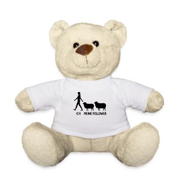 Ich Meine Follower Schaf Hirte Landwirt Bauer - Teddy - Weiß - Vorne