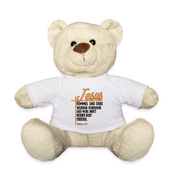 Himmel Und Erde Werden Vergehen Matthäus 24:35 - Teddy - Weiß - Vorne