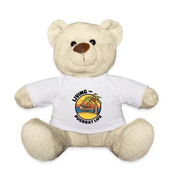 Schlepper Mopsboot Leben Segeln Mops Eigner Boot - Teddy - Weiß - Vorne