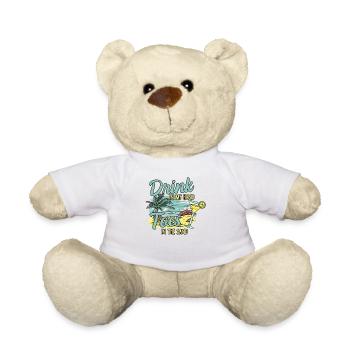 Vacay Mode Sonnenbrille und Ananas für den Urlaub - Teddy - Weiß - Vorne