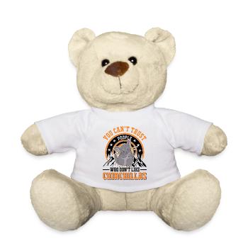 Chinchilla Gift Woolly Mouse Short-tailed Chinchilla - Teddy Bear - white - Front