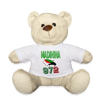 MADININA 972 IDEE CADEAU MARTINIQUE - Nounours - blanc - Devant