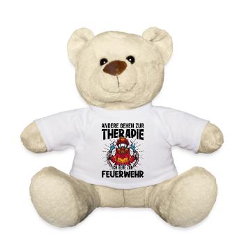 Feuerwehrfrau - Teddy - Weiß - Vorne