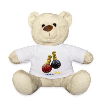maracas musique latine mexique fiesta - Nounours - blanc - Devant