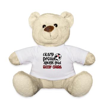 Fußball-Cousin Fußballspieler-Cousin Fußballer - Teddy - Weiß - Vorne