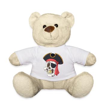 Cooler Pirat - Teddy - Weiß - Vorne