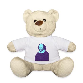 William Shakespeare - My Theatre - Teddy Bear - white - Front
