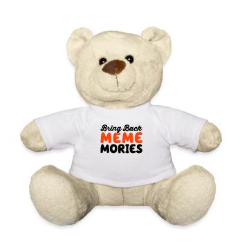 Social Media Bring Back Meme Memories - Teddy Bear - white - Front