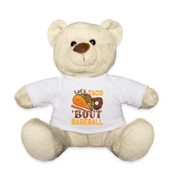 Let's Taco Bout Baseball - Nounours - blanc - Devant