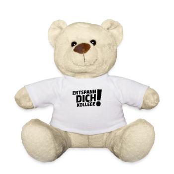 Entspann Dich Kollege! Büro Kollege Lustige - Teddy - Weiß - Vorne