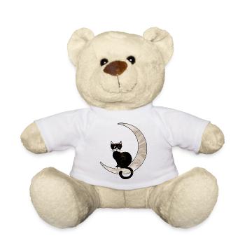 Cat - Teddy Bear - white - Front