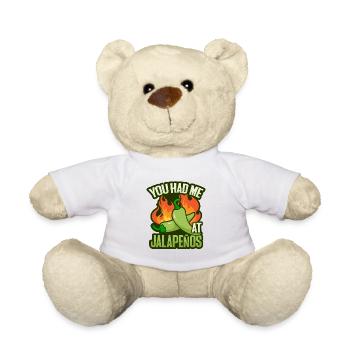 Jalapeno Scoville-Chili-Liebhaber - Teddy - Weiß - Vorne