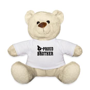 Tanz Bruder Einer Tänzerin Bruder Von Tänzer - Teddy - Weiß - Vorne