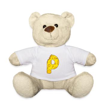 Buchstabe P - Teddy - Weiß - Vorne