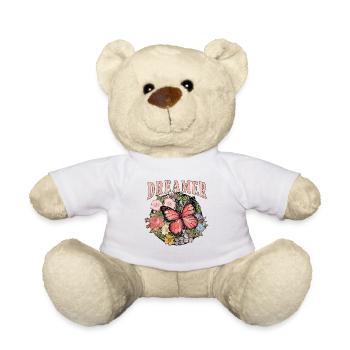 Butterfly Flower Floral Flowers Flowers - Teddy Bear - white - Front