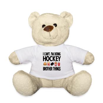 Ice Hockey Player Brother Funny Ice Hockey Brother - Teddy - Weiß - Vorne