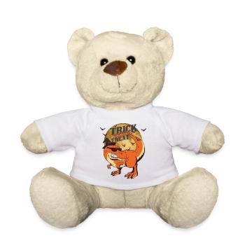 Halloween dinosaur Trick Rawr Treat costume gift - Teddy - Weiß - Vorne