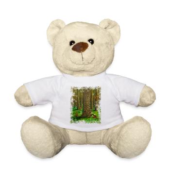 Waldtiere, Zwerg und Naturmagie - Teddy - Weiß - Vorne