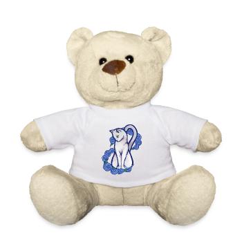 Weiße Katze - Teddy - Weiß - Vorne