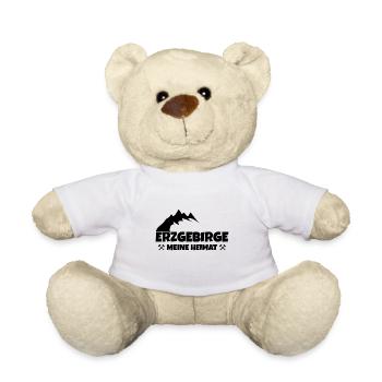 Bergbau im Erzgebirge - Teddy - Weiß - Vorne