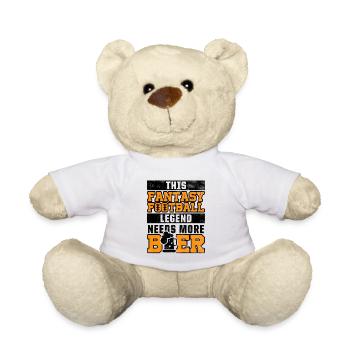 Fantasy Football Legende Bierliebhaber Sport - Teddy - Weiß - Vorne
