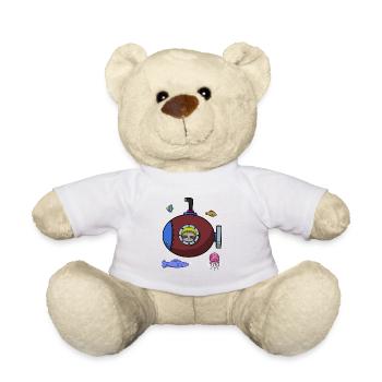 Scuba Diving Sloth Lazy Animal Diving I Gift - Teddy Bear - white - Front