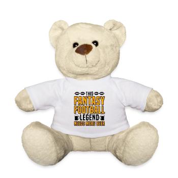 Fantasy Football Legende Bierliebhaber Sport - Teddy - Weiß - Vorne