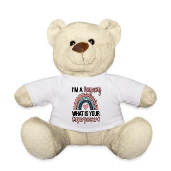 Naynay Grand-mère Cadeau de fête des mères Naynay Grand-mère - Nounours - blanc - Devant