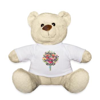 Beste Naynay Oma Geschenk Naynay Großmutter - Teddy - Weiß - Vorne